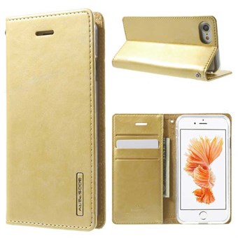 Goospery Classy Leather Case for iPhone 7 / iPhone 8 - Gold